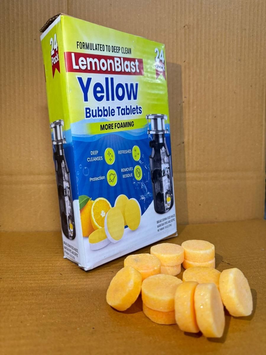 Lemon Blast Yellow Bubble Tablets| BUY 1 GET 1 FREE